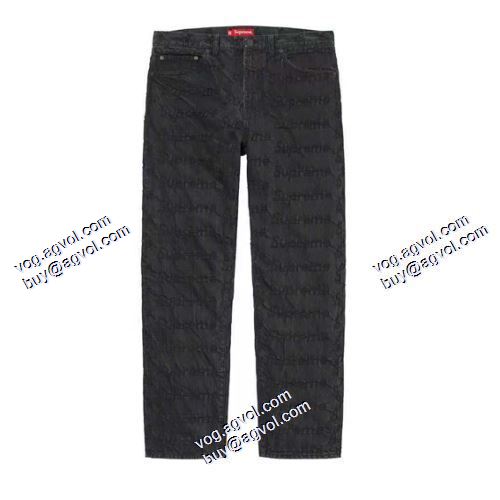もっとも高い人気を誇る シュプリーム Supreme 21SS Frayed Logos Denim ジーンズ 3色可選 SUPREMEブランドスーパーコピー