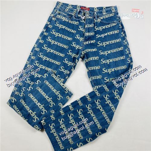 もっとも高い人気を誇る シュプリーム Supreme 21SS Frayed Logos Denim ジーンズ 3色可選 SUPREMEブランドスーパーコピー
