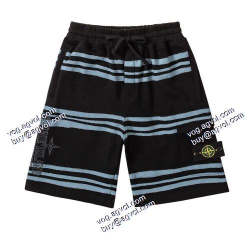 SUPREMEブランドコピー 2021春夏 チノパン 狙える優秀アイテム シュプリーム SUPREME X Stonelsand Warp Stripe Sweatshirt ショートパンツ 2色可選
