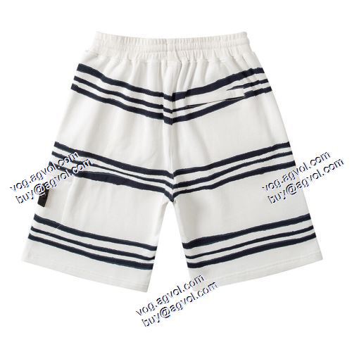 SUPREMEブランドコピー 2021春夏 チノパン 狙える優秀アイテム シュプリーム SUPREME X Stonelsand Warp Stripe Sweatshirt ショートパンツ 2色可選