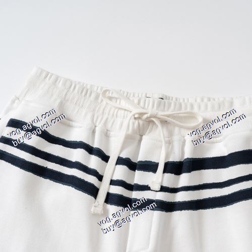 SUPREMEブランドコピー 2021春夏 チノパン 狙える優秀アイテム シュプリーム SUPREME X Stonelsand Warp Stripe Sweatshirt ショートパンツ 2色可選