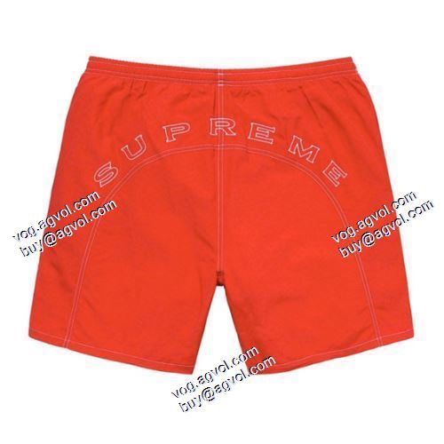 2021春夏 洗練を十分に演出する シュプリーム Supreme Arc Logo Water Short シュプリームコピー 入手困難！ ブランド 丸みロゴ刺繍ロゴナイロンパンツ