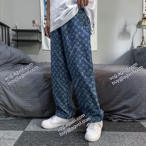 2021春夏 高級感漂わせる シュプリーム Supreme X LV ジーンズ シュプリーム偽物ブランド 男女兼用