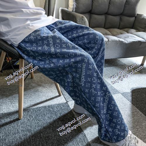 2021春夏 高級感漂わせる シュプリーム Supreme X LV ジーンズ シュプリーム偽物ブランド 男女兼用