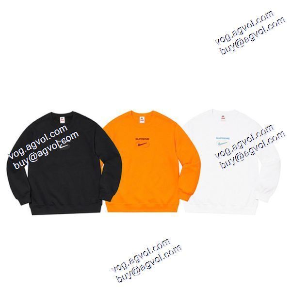シュプリーム SUPREME 首胸ロゴ 2020FW WEEK2 JEWEL CREWNECK 3色可選 プルオーバーパーカー SUPREMEスーパーコピー 激安