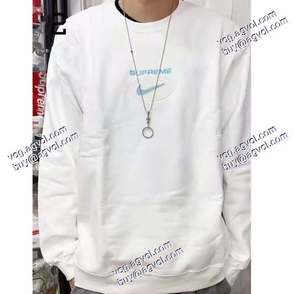 シュプリーム SUPREME 首胸ロゴ 2020FW WEEK2 JEWEL CREWNECK 3色可選 プルオーバーパーカー SUPREMEスーパーコピー 激安