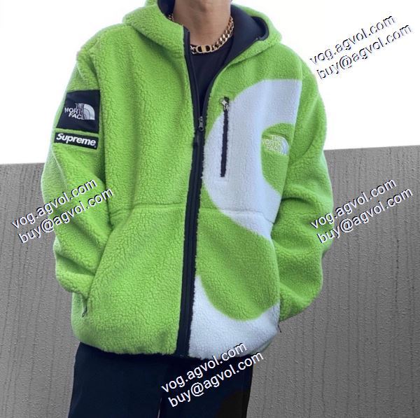 耐久性に優れ Supreme FW20 Week10 x The North Face S Logo Hooded Fleece Jacket ウールコート SUPREMEコピーブランド 3色可選