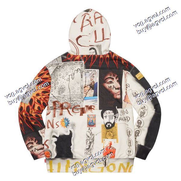 絶大な人気を誇る シュプリーム Supreme 20fw LSD Spells Hooded Sweatshirt 奇妙な世界 落書きプリント パーカー SUPREME偽物ブランド