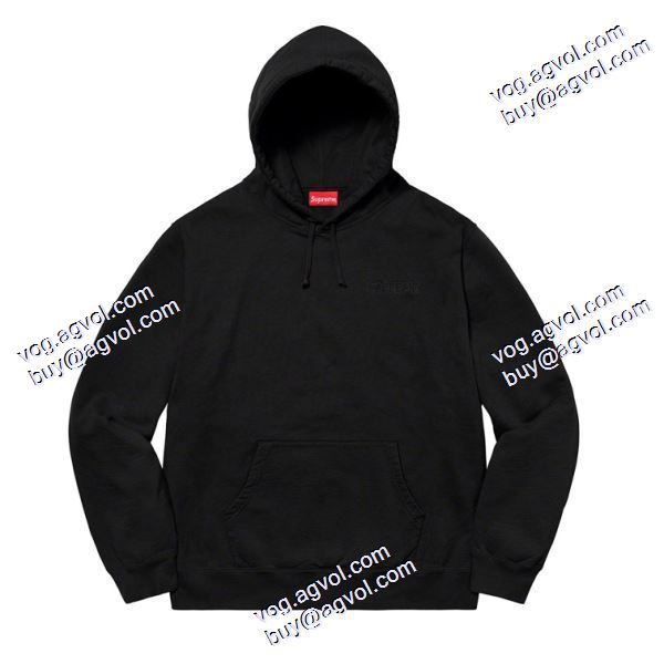 人気雑誌掲載 2020秋冬 2色可選 SUPREMEブランドコピー Supreme x Smurfs Hooded Sweatshirt 青い精霊の連名刺繍ハットの上着 パーカー