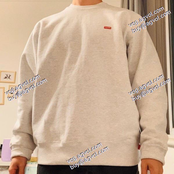 最安値！シュプリームスーパーコピー Supreme 20FW Small Box Crewneck 刺繍logo 3色可選 プルオーバーパーカー