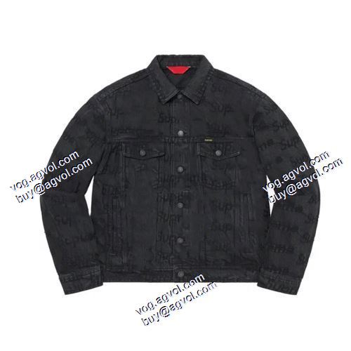 シュプリーム SUPREME 優美なお出かけスタイル 21SS Frayed Logos Denim デニムジャケット ブルゾン シュプリームスーパーコピー 
