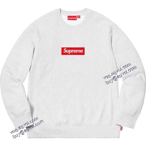 超激得品質保証 シュプリーム SUPREME BOX LOGO CREWNECK SWEATSHIRT 2021秋冬 肌に馴染みやすい シュプリームブランドスーパーコピー プルオーバーパーカー 多色選択可