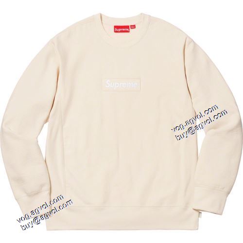 超激得品質保証 シュプリーム SUPREME BOX LOGO CREWNECK SWEATSHIRT 2021秋冬 肌に馴染みやすい シュプリームブランドスーパーコピー プルオーバーパーカー 多色選択可