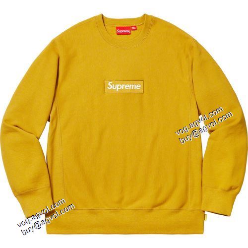 超激得品質保証 シュプリーム SUPREME BOX LOGO CREWNECK SWEATSHIRT 2021秋冬 肌に馴染みやすい シュプリームブランドスーパーコピー プルオーバーパーカー 多色選択可