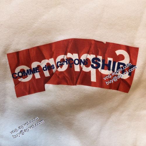 2021秋冬 2色可選 Supreme X CDG Box Logo Sweatshirt パーカー シュプリームコピー 男女兼用 オリジナル シュプリーム SUPREME