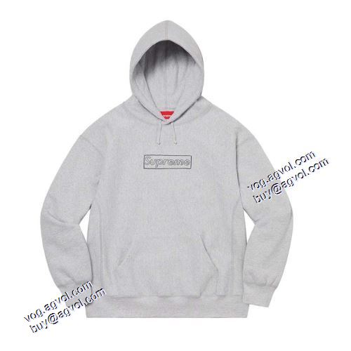 超限定即完売 シュプリーム 2021秋冬 パーカー シュプリームコピー ブランド 男女兼用 Supreme 21ss KAWS Chalk Logo Hooded Sweatshirt 7色可選
