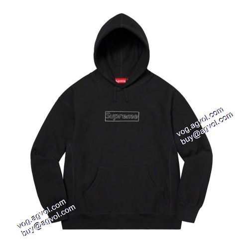 超限定即完売 シュプリーム 2021秋冬 パーカー シュプリームコピー ブランド 男女兼用 Supreme 21ss KAWS Chalk Logo Hooded Sweatshirt 7色可選
