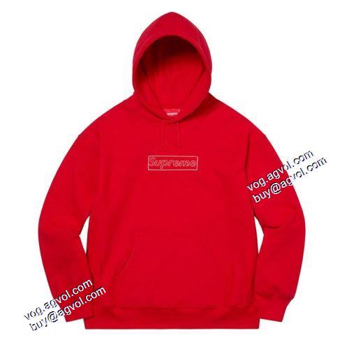 超限定即完売 シュプリーム 2021秋冬 パーカー シュプリームコピー ブランド 男女兼用 Supreme 21ss KAWS Chalk Logo Hooded Sweatshirt 7色可選