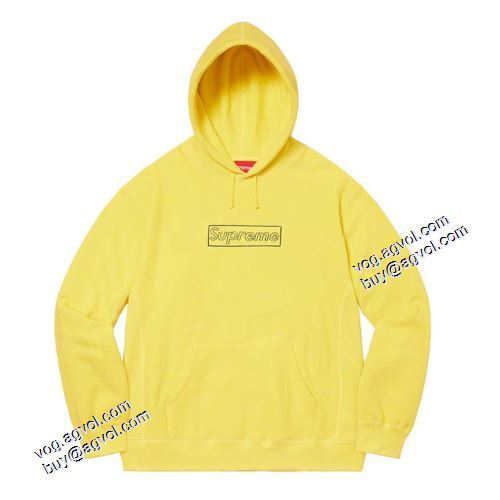 超限定即完売 シュプリーム 2021秋冬 パーカー シュプリームコピー ブランド 男女兼用 Supreme 21ss KAWS Chalk Logo Hooded Sweatshirt 7色可選