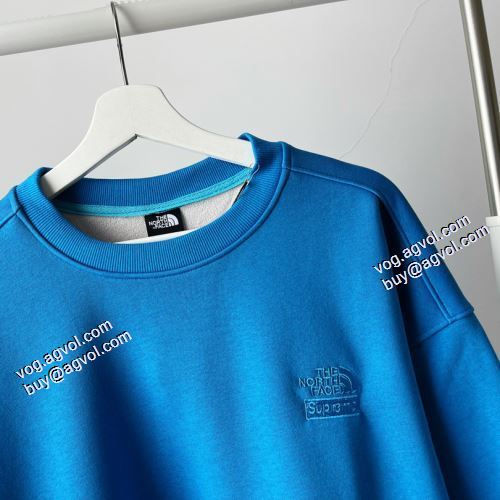 優美なお出かけスタイル 2021秋冬 シュプリームブランドコピー Supreme SS21 The North Face プルオーバーパーカー 2色可選 定番無地パーカー