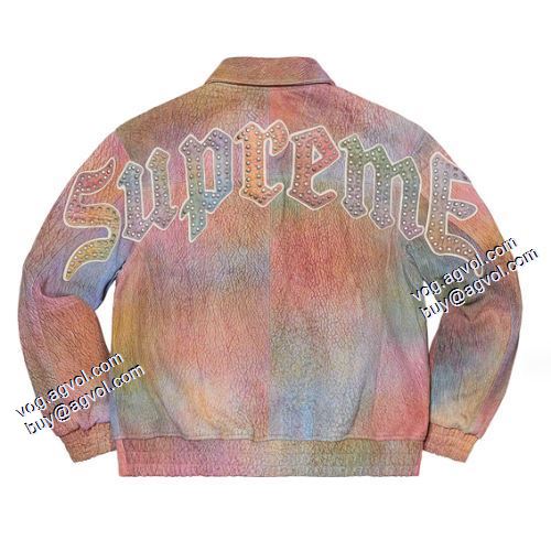 着心地抜群 2021秋冬 フェイクファー製のコート 革ジャンパー ジャケット シュプリーム SUPREME 2色可選 ステンカラーコート シュプリームコピー