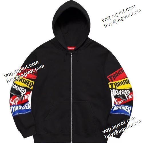 2色可選 シュプリームスーパーコピー スタイリッシュな印象 2021秋冬 シュプリーム SUPREME パーカー オシャレロゴパーカー 大好評