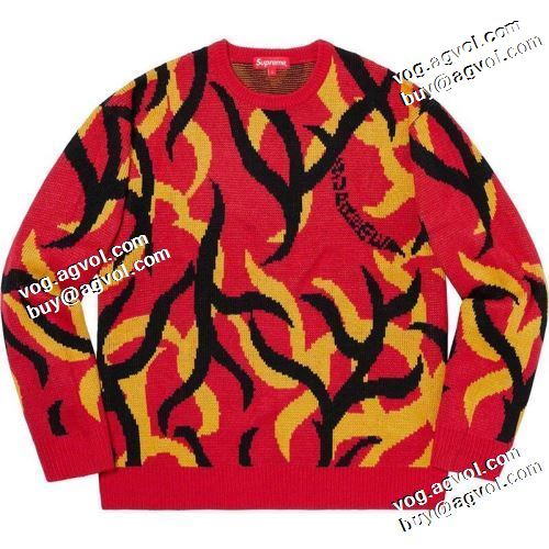 高級感漂わせる 2021秋冬 シュプリーム SUPREME セーター 超目玉 シュプリーム偽物ブランド 2色可選 楽に着用出来る