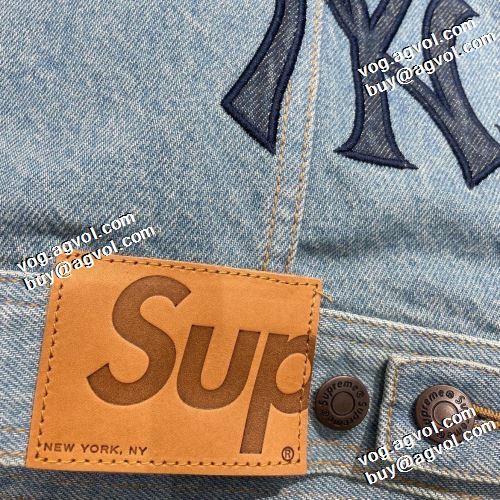 超目玉 2021秋冬 シュプリーム SUPREME デニムジャケット シュプリームブランド コピー 2色可選 おしゃれな装い 洗練コート