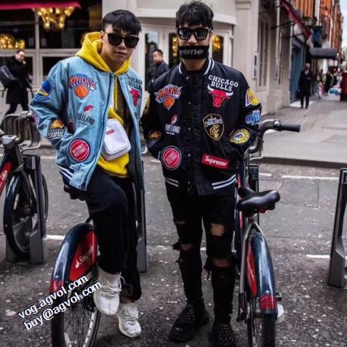 2021秋冬 supreme&NIKE&NBA シュプリーム SUPREME シュプリームブランド コピー 長く愛用できる ジャケット 2色可選 プリント柄 こだわりのコート