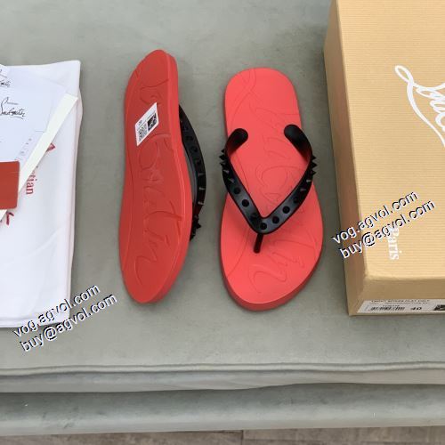最安値に挑戦 2021春夏 クリスチャンルブタンブランド コピー ホームスリッパ クリスチャンルブタン Christian Louboutin スリッパ