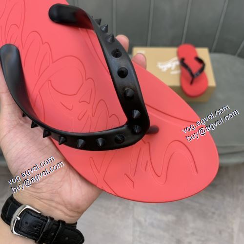 最安値に挑戦 2021春夏 クリスチャンルブタンブランド コピー ホームスリッパ クリスチャンルブタン Christian Louboutin スリッパ