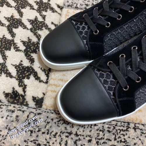 ハイトップシューズ 2021秋冬 希少価値大！クリスチャンルブタンスーパーコピー 滑りにくい クリスチャンルブタン Christian Louboutin ファッション 人気 ハイカット 汚れも目立ちにくい