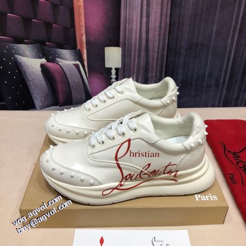 クリスチャンルブタンスーパーコピー 激安 クリスチャンルブタン Christian Louboutin  すべり防止 2色可選 ランニングシューズ 2021秋冬 クッション性 ロードジョグ 魅力ファッション