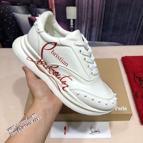 クリスチャンルブタンスーパーコピー 激安 クリスチャンルブタン Christian Louboutin  すべり防止 2色可選 ランニングシューズ 2021秋冬 クッション性 ロードジョグ 魅力ファッション