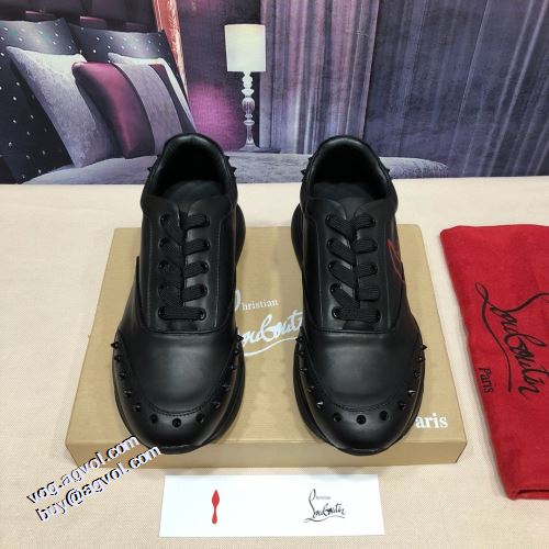 クリスチャンルブタンスーパーコピー 激安 クリスチャンルブタン Christian Louboutin  すべり防止 2色可選 ランニングシューズ 2021秋冬 クッション性 ロードジョグ 魅力ファッション
