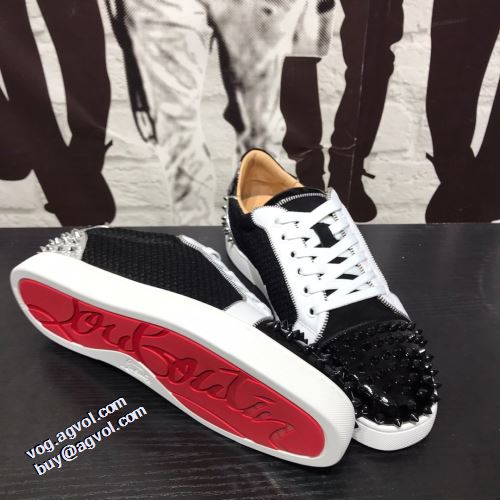 ローヒール クリスチャンルブタン Christian Louboutin 飽きの来ない クリスチャンルブタンブランドスーパーコピー 2021秋冬 カジュアルシューズ 芸能人に愛用者続出 ポップ すべり防止