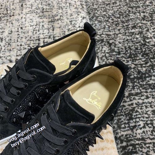 スタッズ クリスチャンルブタンコピーブランド 定番のアイテム フラットシューズ 2021秋冬クリスチャンルブタン Christian Louboutin 極上シューズ カジュアルシューズ 滑りにくい