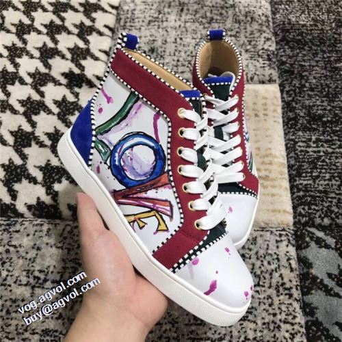 2021秋冬 ハイトップシューズ クリスチャンルブタン Christian Louboutin 抜群な楽チン感ある大定番 滑りにくい クリスチャンルブタンスーパーコピー 履き心地抜群 オリジナル 飽きの来ない 