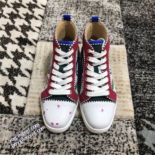 2021秋冬 ハイトップシューズ クリスチャンルブタン Christian Louboutin 抜群な楽チン感ある大定番 滑りにくい クリスチャンルブタンスーパーコピー 履き心地抜群 オリジナル 飽きの来ない 