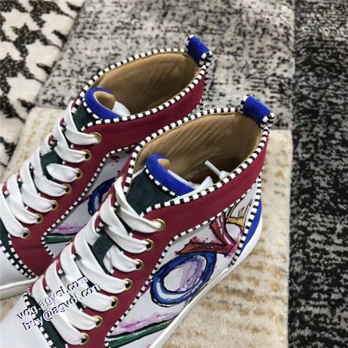 2021秋冬 ハイトップシューズ クリスチャンルブタン Christian Louboutin 抜群な楽チン感ある大定番 滑りにくい クリスチャンルブタンスーパーコピー 履き心地抜群 オリジナル 飽きの来ない 