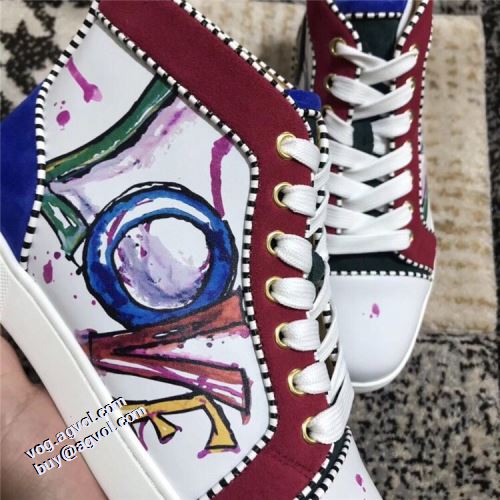 2021秋冬 ハイトップシューズ クリスチャンルブタン Christian Louboutin 抜群な楽チン感ある大定番 滑りにくい クリスチャンルブタンスーパーコピー 履き心地抜群 オリジナル 飽きの来ない 