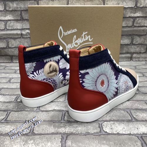 人気新品★超特価★ ローヒール クリスチャンルブタン Christian Louboutin 飽きの来ない ハイカット ナチュラルな素材感 ハイトップシューズ 2021秋冬 クリスチャンルブタンコピー 