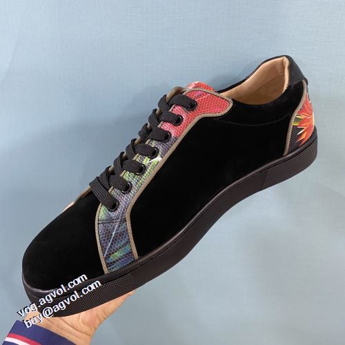 カジュアルシューズ 汚れも目立ちにくい クリスチャンルブタン Christian Louboutin 2021秋冬 滑りにくい クリスチャンルブタンコピー 実用性に溢れるアイテム スエード 足馴染みのいい