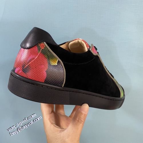 カジュアルシューズ 汚れも目立ちにくい クリスチャンルブタン Christian Louboutin 2021秋冬 滑りにくい クリスチャンルブタンコピー 実用性に溢れるアイテム スエード 足馴染みのいい
