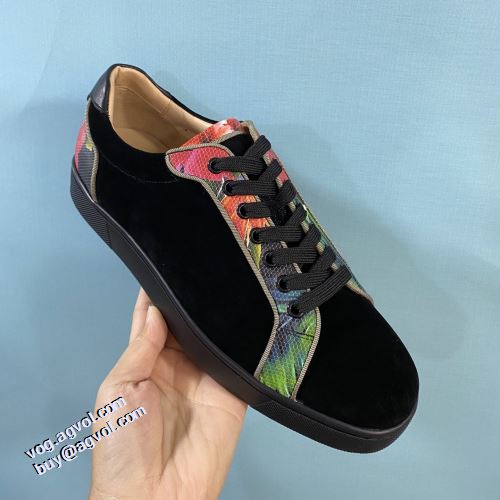 カジュアルシューズ 汚れも目立ちにくい クリスチャンルブタン Christian Louboutin 2021秋冬 滑りにくい クリスチャンルブタンコピー 実用性に溢れるアイテム スエード 足馴染みのいい