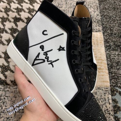 クリスチャンルブタン Christian Louboutin 人気商品登場 クリスチャンルブタン偽物ブランド 2021秋冬 履き心地のいい ハイトップシューズ ファッション 人気 リゾートスタイル 流行を超えた定番シューズ