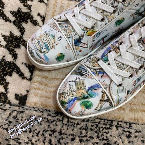 ハイトップシューズ 2021秋冬 人気新品★超特価★ クリスチャンルブタン Christian Louboutin オリジナル 抗菌?防臭加工 クリスチャンルブタンスーパーコピー 代引 高機能防滑ソール フラットシューズ 