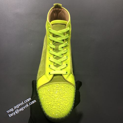足馴染みのいい フラットシューズ コスパ最高のプライス 2021秋冬 クリスチャンルブタン偽物ブランド クリスチャンルブタン Christian Louboutin ハイトップシューズ 定番のアイテム