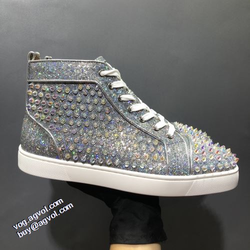 ローヒール クリスチャンルブタン Christian Louboutin ハイトップシューズ 2021秋冬 完成度の高い逸品 クリスチャンルブタンスーパーコピー 代引 飽きの来ない 