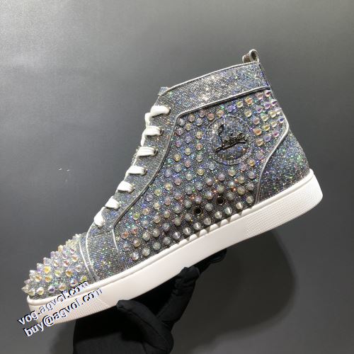 ローヒール クリスチャンルブタン Christian Louboutin ハイトップシューズ 2021秋冬 完成度の高い逸品 クリスチャンルブタンスーパーコピー 代引 飽きの来ない 
